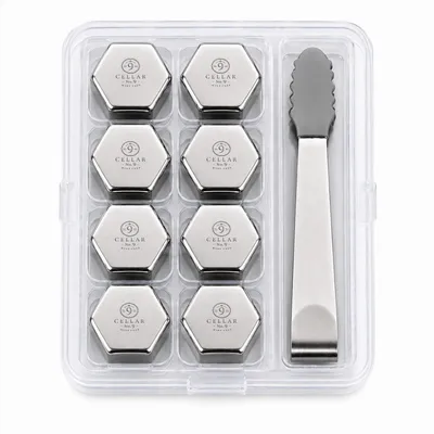 8-Pack Box Set with Tongs - Hand Fans Now