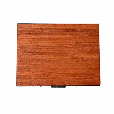 Bubinga with Black Frame - Custom Shoe Charm