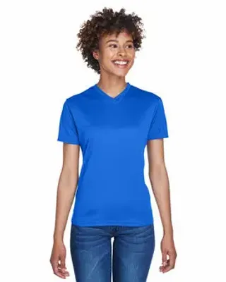 UltraClub Ladies' Cool & Dry Sport V-Neck T-Shirt - Stealth Promo Co