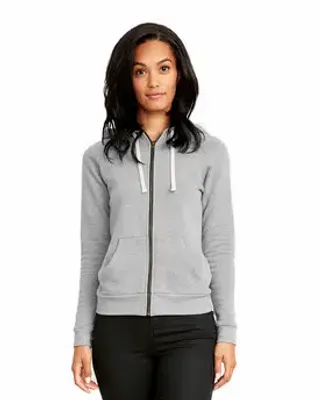 Next Level Apparel Ladies' PCH Raglan Zip Hoodie - Stealth Promo Co