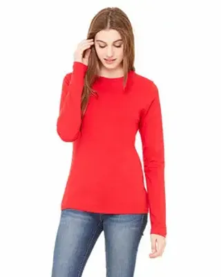 Bella + Canvas Ladies' Jersey Long-Sleeve T-Shirt - Stealth Promo Co