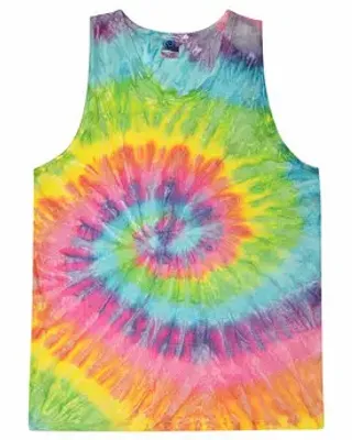 Tie-Dye Adult 5.4 oz. 100% Cotton Tank Top - Stealth Promo Co