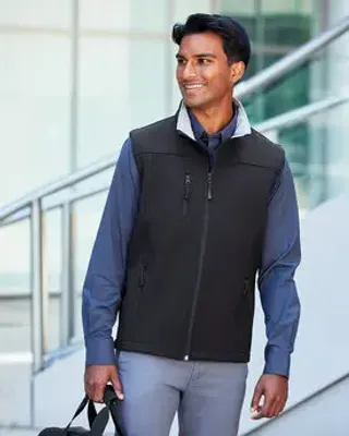 Devon & Jones Men's SoftShell Vest - Stealth Promo Co
