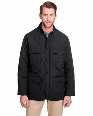 UltraClub Men's Dawson Quilted Hacking Jacket - Stealth Promo Co