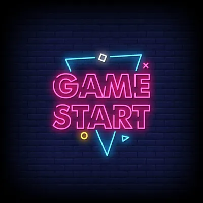 Game Start Neon Sign - Stealth Promo Co