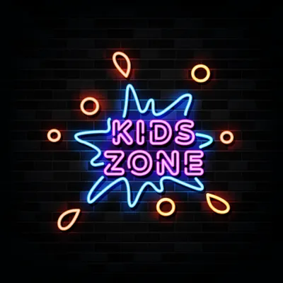 Kids Zone Neon Sign - Stealth Promo Co