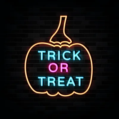 Pumpin Trick or Treat Neon Sign - Stealth Promo Co