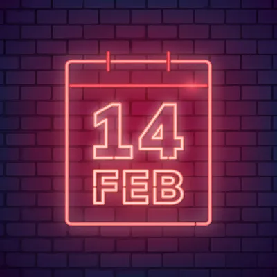 Valentine's Day Date Neon Sign - Stealth Promo Co