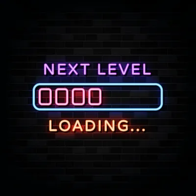 Next Level Neon Sign - Stealth Promo Co