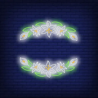 White Flower Neon Sign - Stealth Promo Co