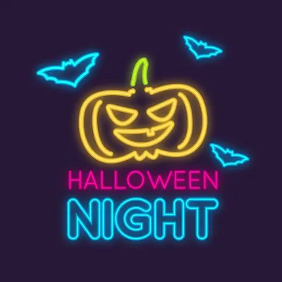 Pumpkin Halloween Night Neon Sign - Stealth Promo Co