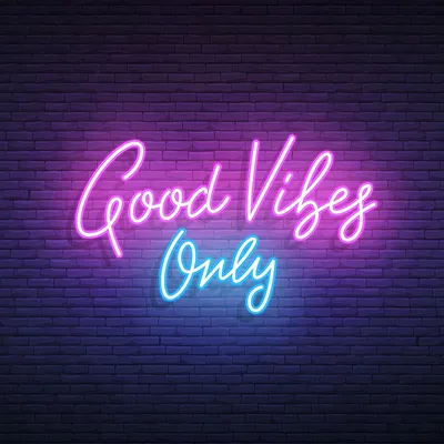 Good Vibes Only Neon Sign - Stealth Promo Co