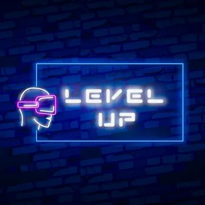 Level Up Neon Sign - Stealth Promo Co