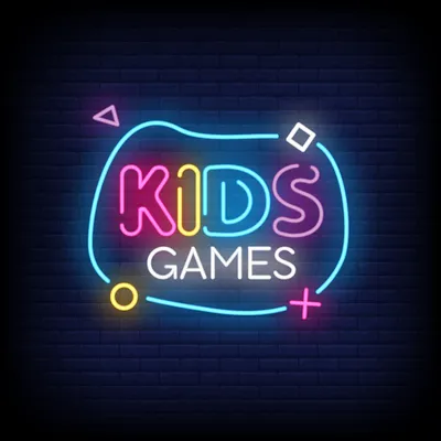 Kids Games Neon Sign - Stealth Promo Co