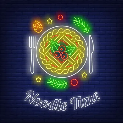 Noodle Time Neon Sign - Stealth Promo Co
