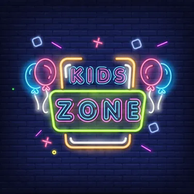 Funky Kids Zone Neon Sign - Stealth Promo Co