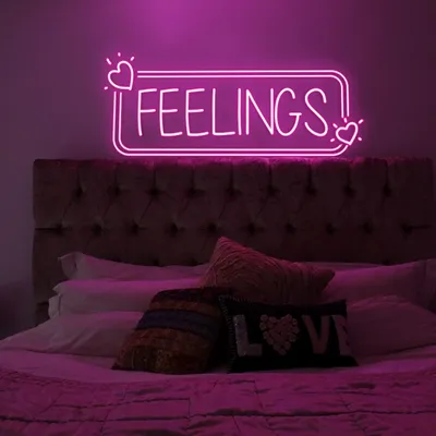 Feelings Neon Sign - Stealth Promo Co