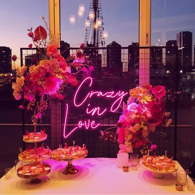 Crazy in Love Neon Sign - Stealth Promo Co