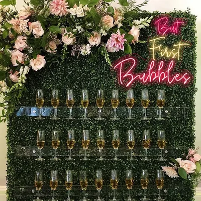 But First Bubbles Neon Sign - Stealth Promo Co