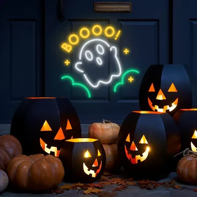 BOOOOOO Neon Sign - Stealth Promo Co