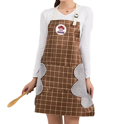 Striped Plaid Hand Wiping Apron - Stealth Promo Co