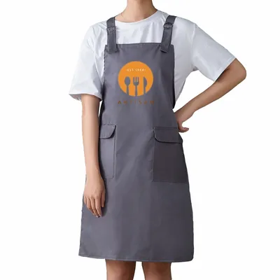 Double Shoulder Strap Pocket Apron - Stealth Promo Co