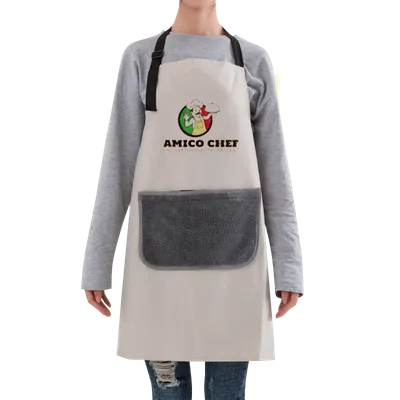 Floral Apron with Hand Wiping Pocket - Stealth Promo Co