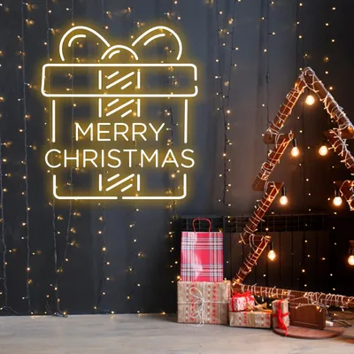 Merry Christmas Gift Neon Sign - Stealth Promo Co