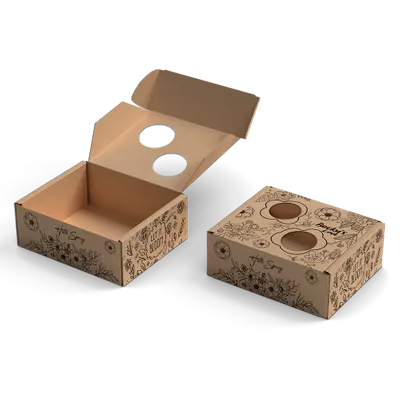 Printed Hollow Kraft Mailer Box - Stealth Promo Co