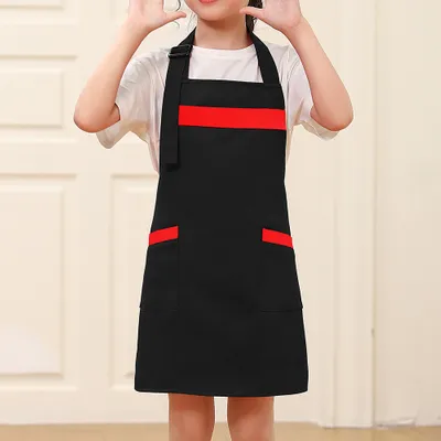 Kids Tiny Cotton Neck Strap Apron - Stealth Promo Co