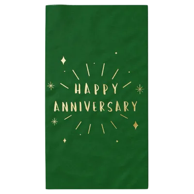 Custom Foil Stamped Towel Napkin - Stealth Promo Co