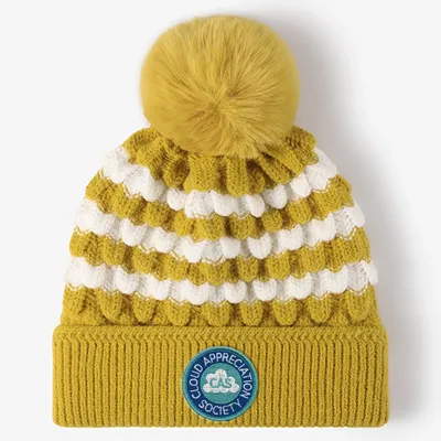 Bauble Sunday Angora Yarn Beanies - Stealth Promo Co