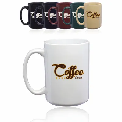 Smooth Ceramic Gloss Coffee Mug - Stealth Promo Co