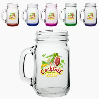 Nostalgic Touch Mason Jars with Handles - Stealth Promo Co