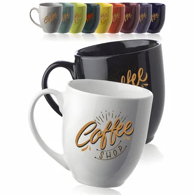 16 Oz Glossy Ceramic Mugs - Stealth Promo Co