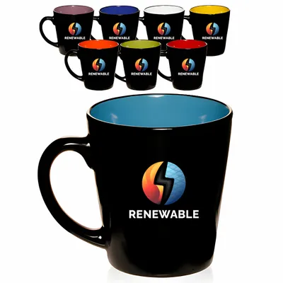 Outstanding Two-Shade Ceramic Mugs - Stealth Promo Co