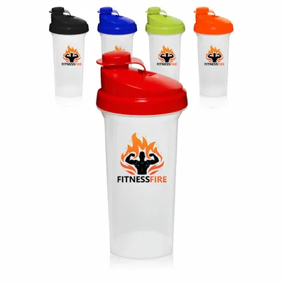25 Oz Fit Master Plastic Shaker Bottles - Stealth Promo Co