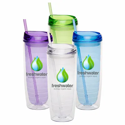 20 Oz Tall Acrylic Sip Drinking Tumblers - Stealth Promo Co