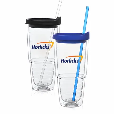 Crystal Chill Solid Clear Acrylic Tumblers - Stealth Promo Co