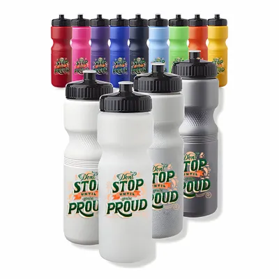 Hydro Mate Easy Push Cap Water Bottles - Stealth Promo Co