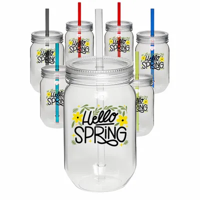 24 oz Classic Mason Jars - Stealth Promo Co