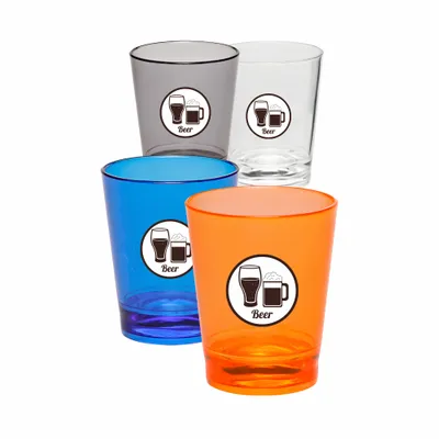 Toast Masters Plastic Shot Glasses - Stealth Promo Co