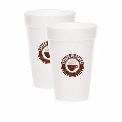 Cafe Craze Styrofoam Cups - Stealth Promo Co