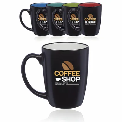 Dual Colored Ceramic Java Cup - Stealth Promo Co