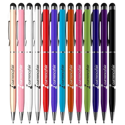 Glossy Stylus Ball Pen - Stealth Promo Co