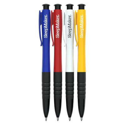 Pocket Plastic Ball Pen - Stealth Promo Co