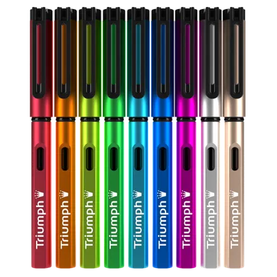 Metallic Plastic Gel Pen - Stealth Promo Co