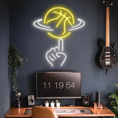 Ball Toss Neon Sign - Stealth Promo Co