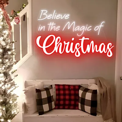 Believe in the Magic of Christmas Neon Sign - Stealth Promo Co