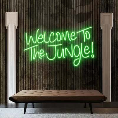 Welcome To The Jungle LED Neon Sign - Stealth Promo Co